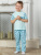 Пижама с зебрами - Размер 104 - Цвет голубой - Картинка #1