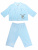 Комплект "Велюр" кофточка и штанишки - Размер 86 - Цвет голубой - Картинка #3