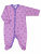 Комбинезон "Лавандовая поляна" с зайцами - Размер 62 - Цвет фиолетовый - Картинка #2