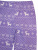 Леггинсы "Зимний узор" с оленями - Размер 104 - Цвет фиолетовый - Картинка #4