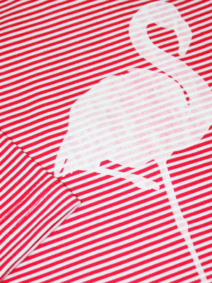 Джемпер "Африка" с фламинго - Размер 62 - Цвет красный - Картинка #4