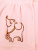 Комплект с капюшоном "Велюр" кофточка и штанишки - Размер 68 - Цвет розовый - Картинка #3