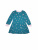 Платье "Герберы" - Размер 128 - Цвет голубой - Картинка #2