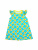 Платье "Лимоны" - Размер 116 - Цвет бирюзовый - Картинка #3