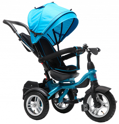 Велосипед детский трехколёсный  TSTX6688-4 
(небесно-голубой) - Цвет голубой - Картинка #1
