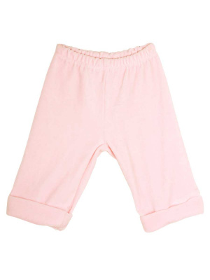 Комплект с капюшоном "Велюр" кофточка и штанишки - Размер 80 - Цвет розовый - Картинка #4